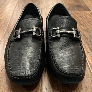 Ferragamo black Parigi dress shoes size 10.5